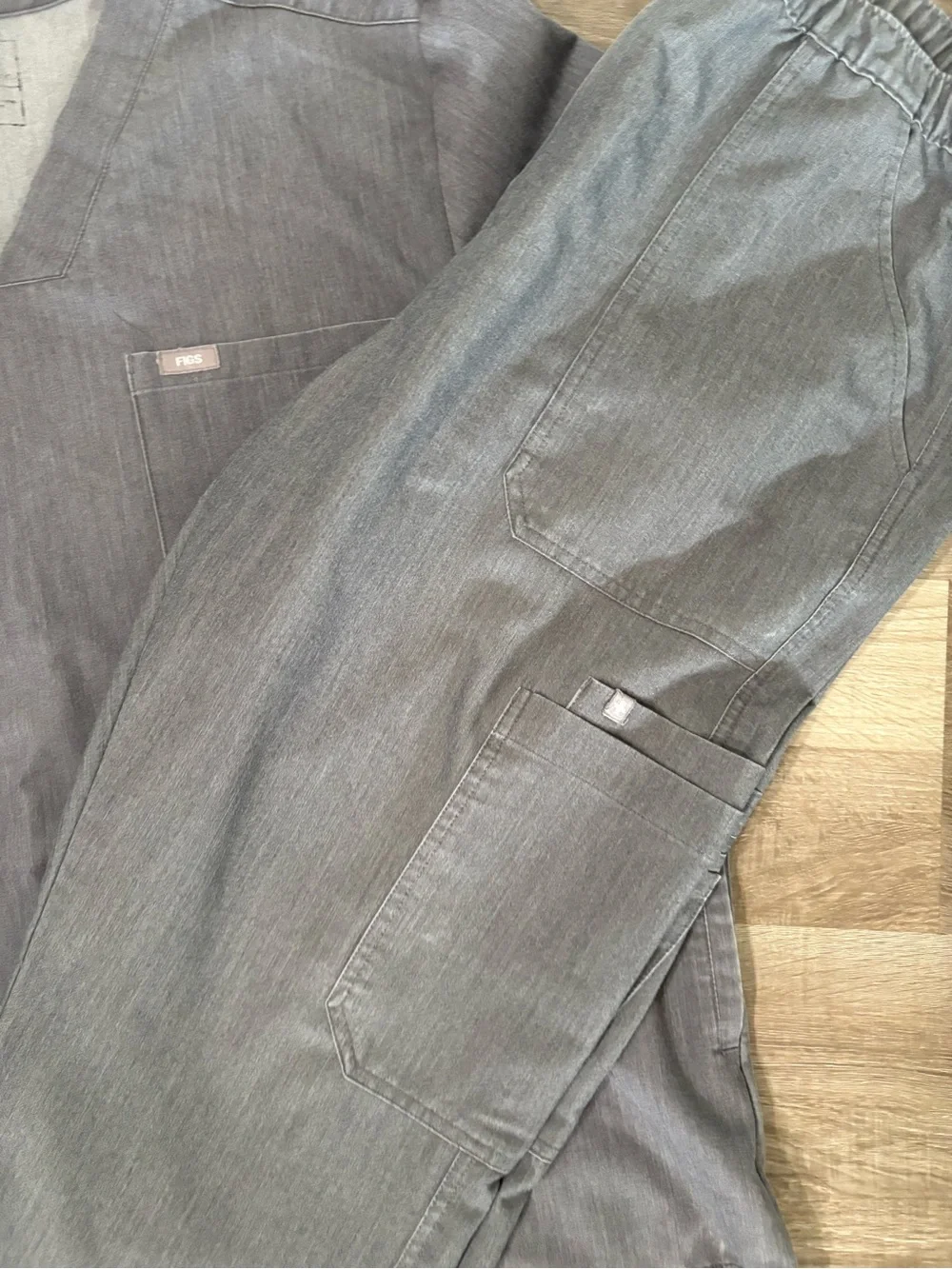 Men's Figs Gray Utility Scrub Pants - Lightweight Work Trousers